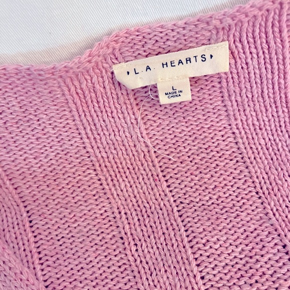 Bubblegum Pink Drop-Shoulder Sweater - Picture 5 of 6